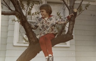 Cute Rochelle in a tree!