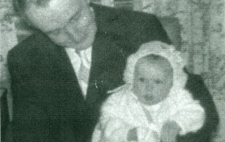 Baby Rochelle and her grandfather