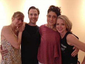 Ruby Aver, Ian Spencer Bell, Bettina Montano and me